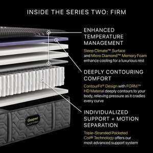 Beautyrest Black Hybrid Series Two Firm 13.5" Mattress