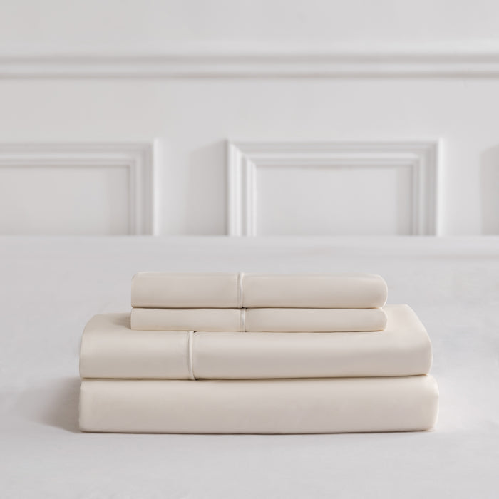 SlumberShield Bamboo Viscose Sheet Set - Ivory