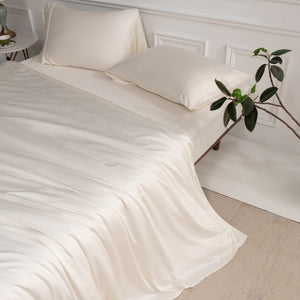 SlumberShield Bamboo Viscose Sheet Set - Ivory