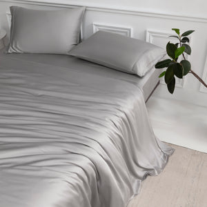 SlumberShield Bamboo Viscose Sheet Set - Grey