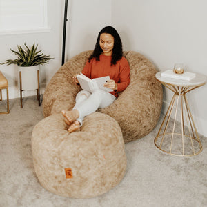 Bean Bag - King - Faux Fur