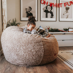 Bean Bag - Queen - Faux Fur