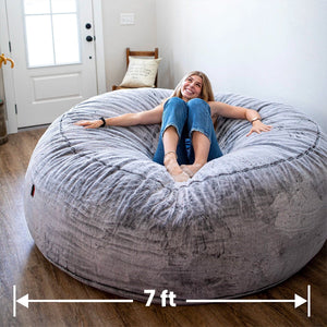 Chinchilla Giant Bean Bag Chair