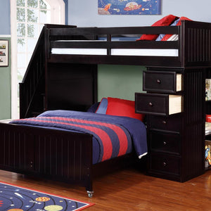 Lakeshore Twin/Full Multi-Function with Stairs Kids Bedroom Sets Dock48Product 