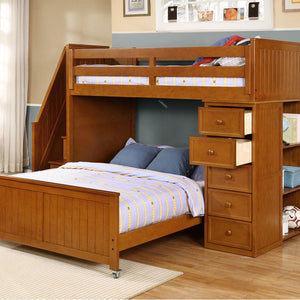 Lakeshore Twin/Full Multi-Function with Stairs Kids Bedroom Sets Dock48Product 